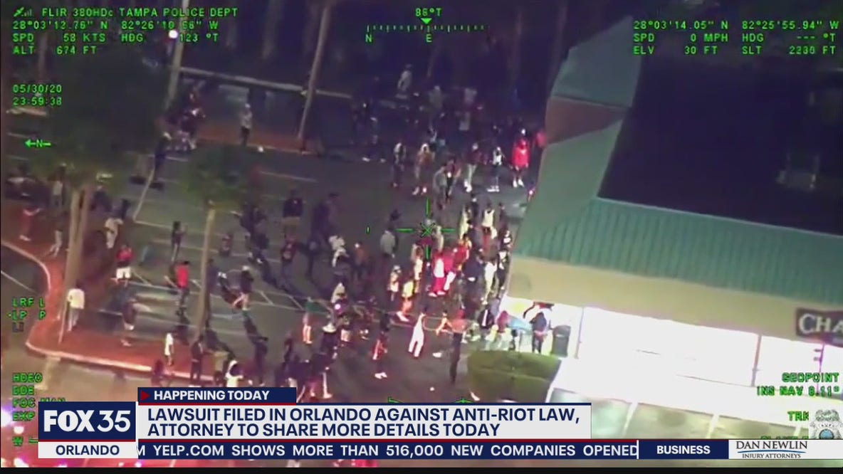 Florida’s governor sued over new ‘anti-riot’ law